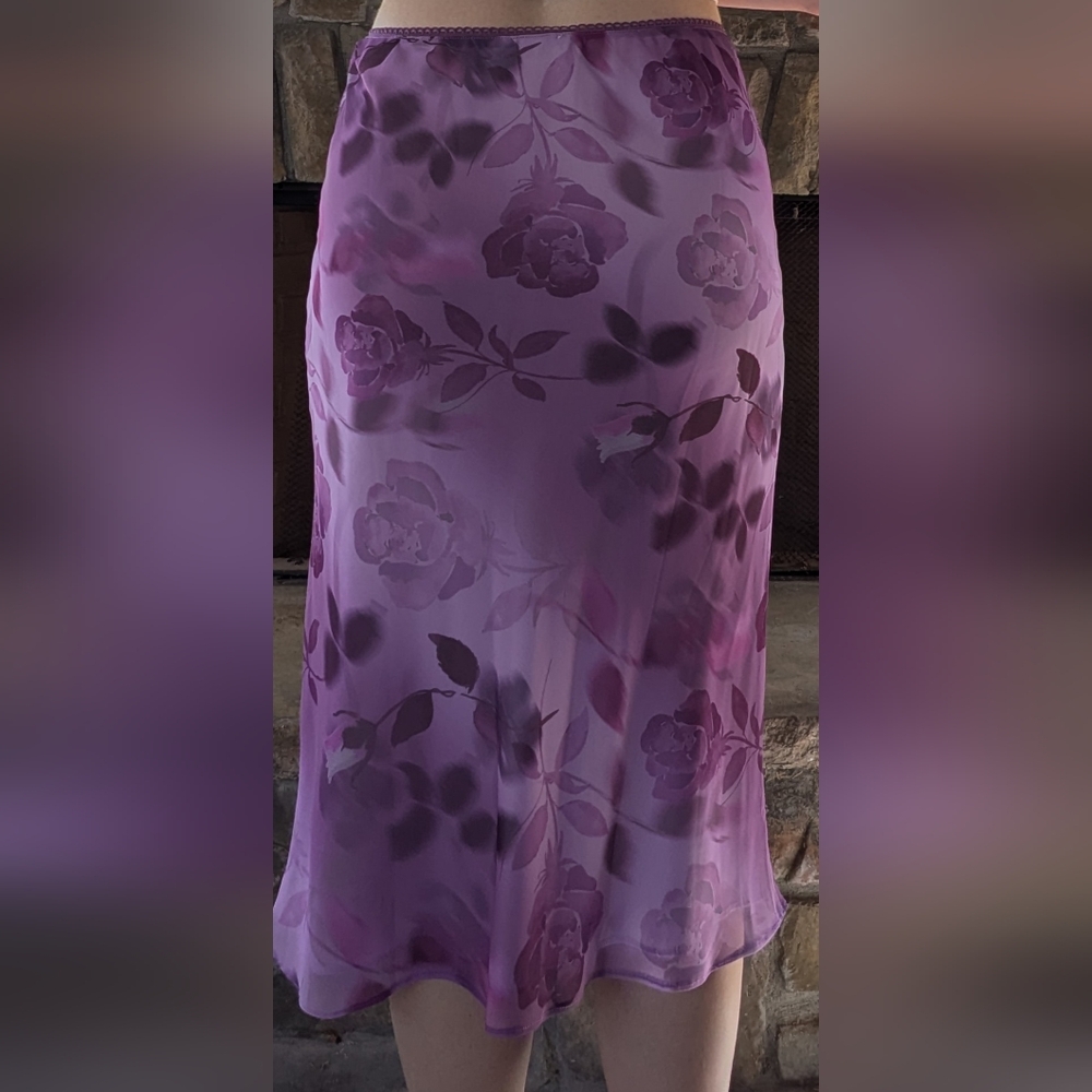 ASOS Lavender Floral Pencil Skirt